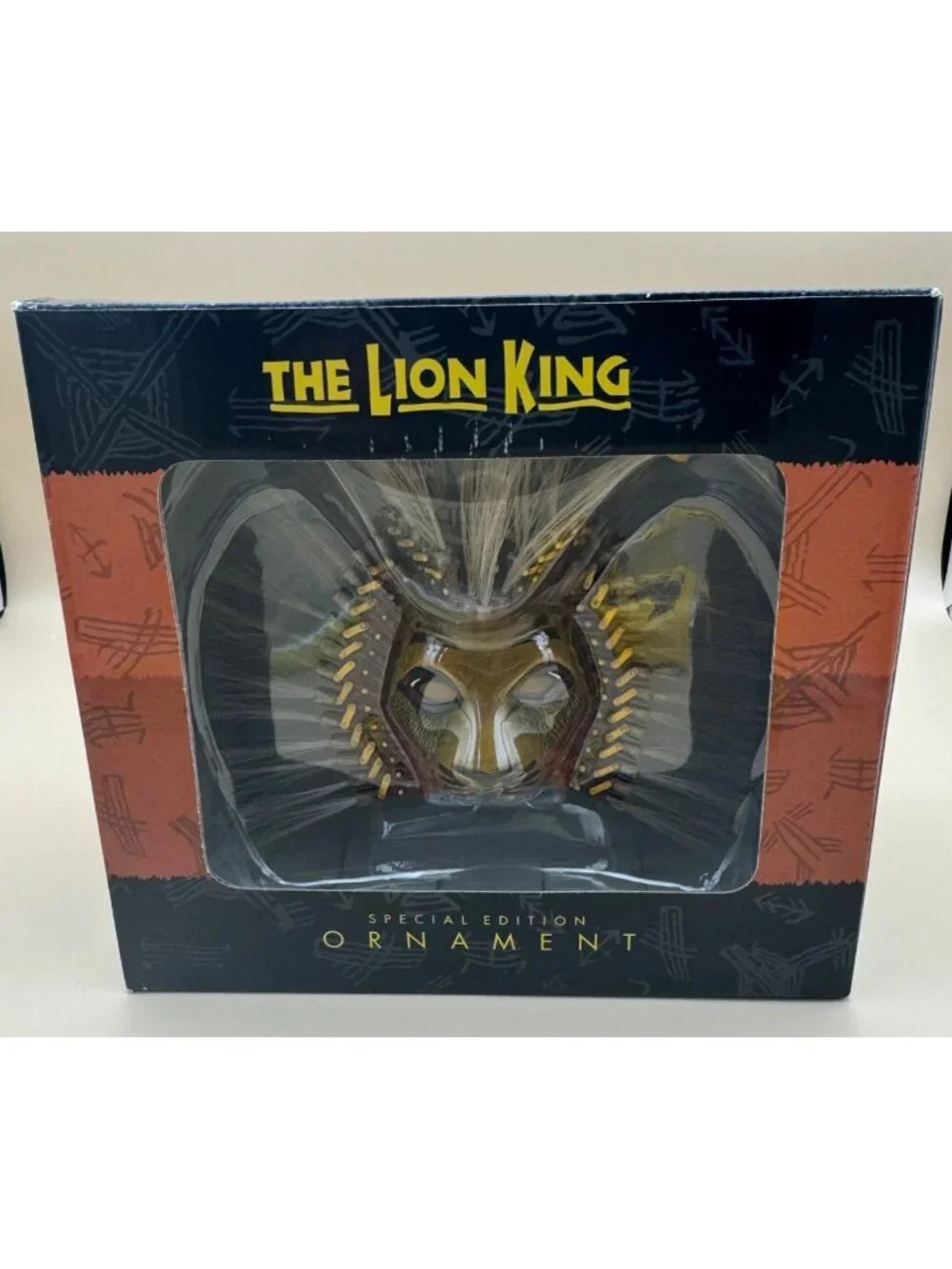 Disney The Lion King Broadway Musical Special Edition Simba Mask Ornament W/ Box